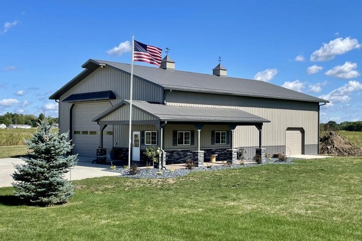 44×64 Pole Barn in Peru, Indiana