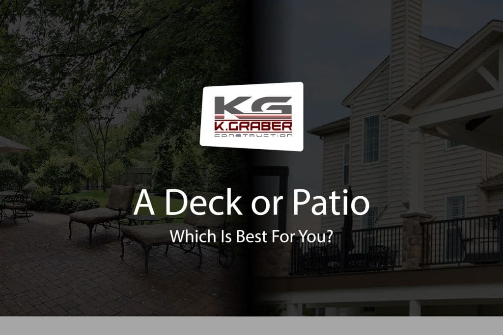 A Deck or Patio - Which Is Best For You?￼