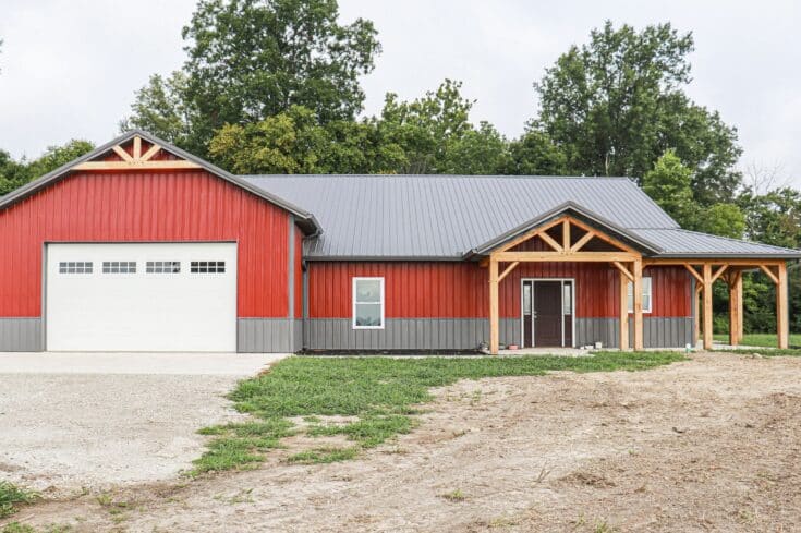 Pole Barn Home in Grant County, Indiana
