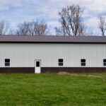 side of farm barn
