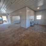 Horse barn with wash bay