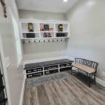 Foyer to a pole barn home