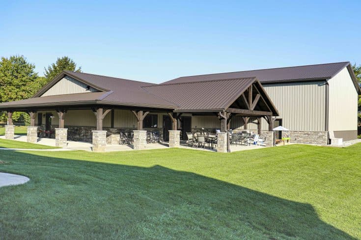 Custom Pole Barn Home in Elkhart County, Indiana