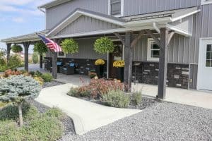 Custom pole barn house